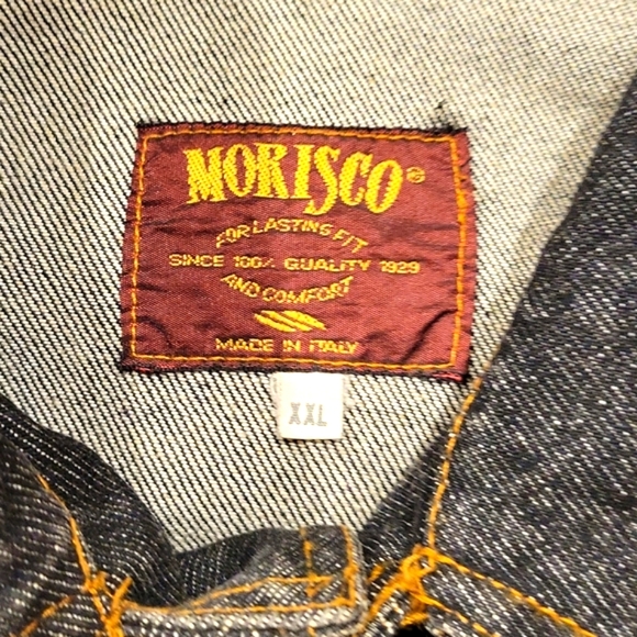 Mens Jean Jacket Big and Tall Black Denim XXL EUC - Picture 4 of 16